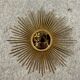 Chaty Vallauris sun mirror in brass and gilded bronze
