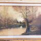 Paysage de Marotta, huile sur toile, fin du XXe siècle