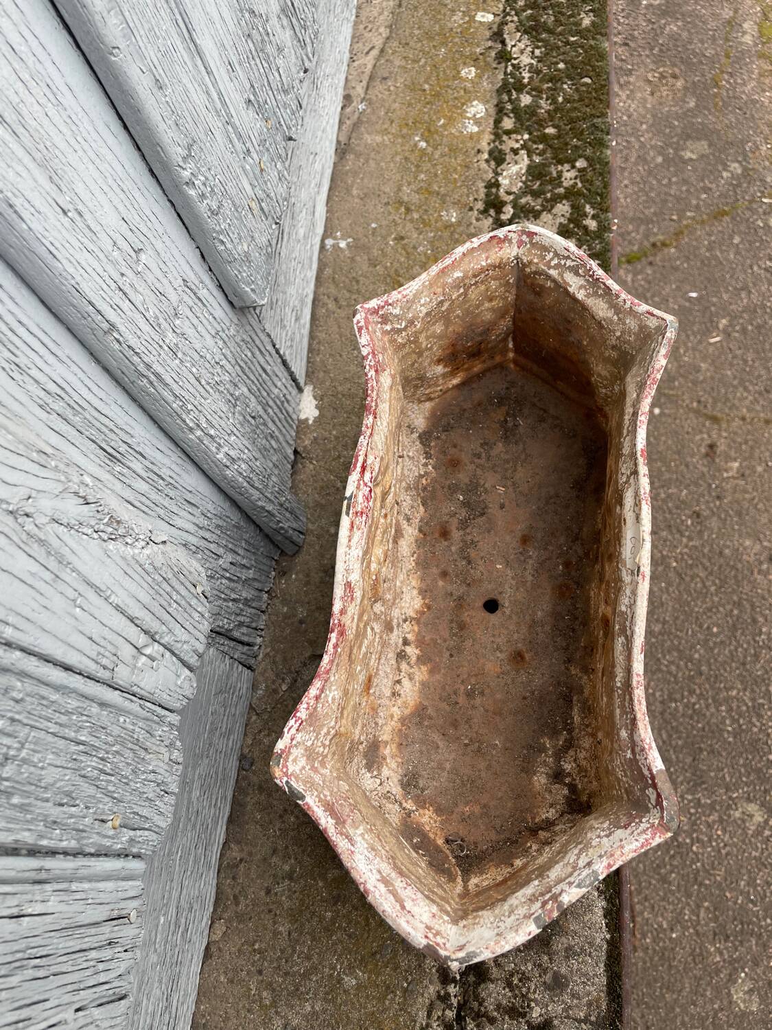 Cast iron planter France circa 19th century Louis XV style