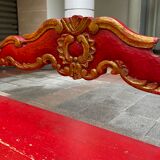Wooden Venetian bench - 50s