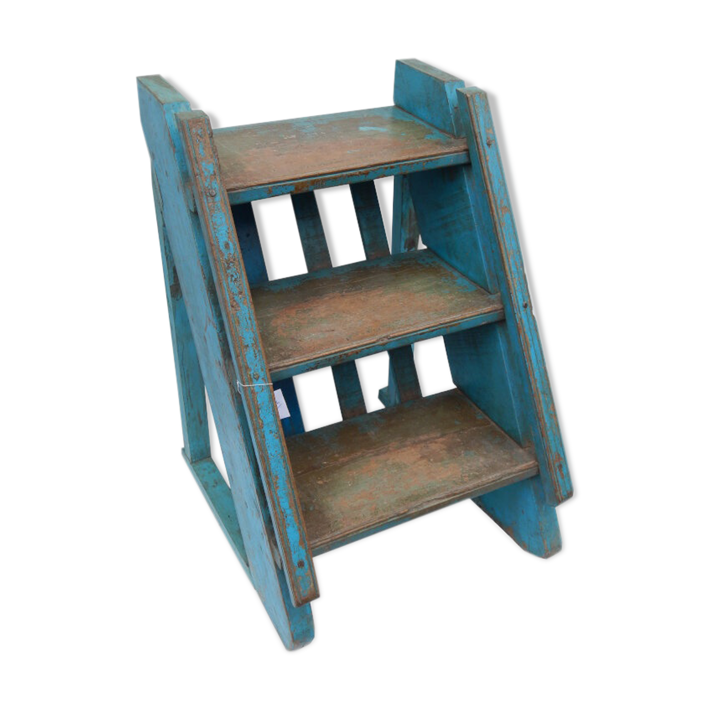 Blue stepladder