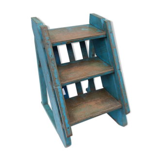 Blue stepladder