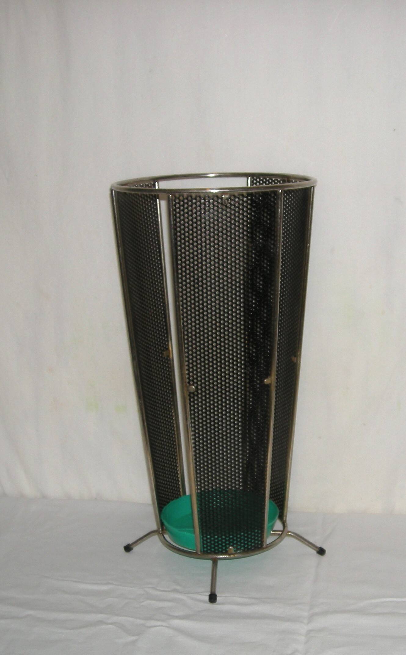 1950s perforated umbrella stand