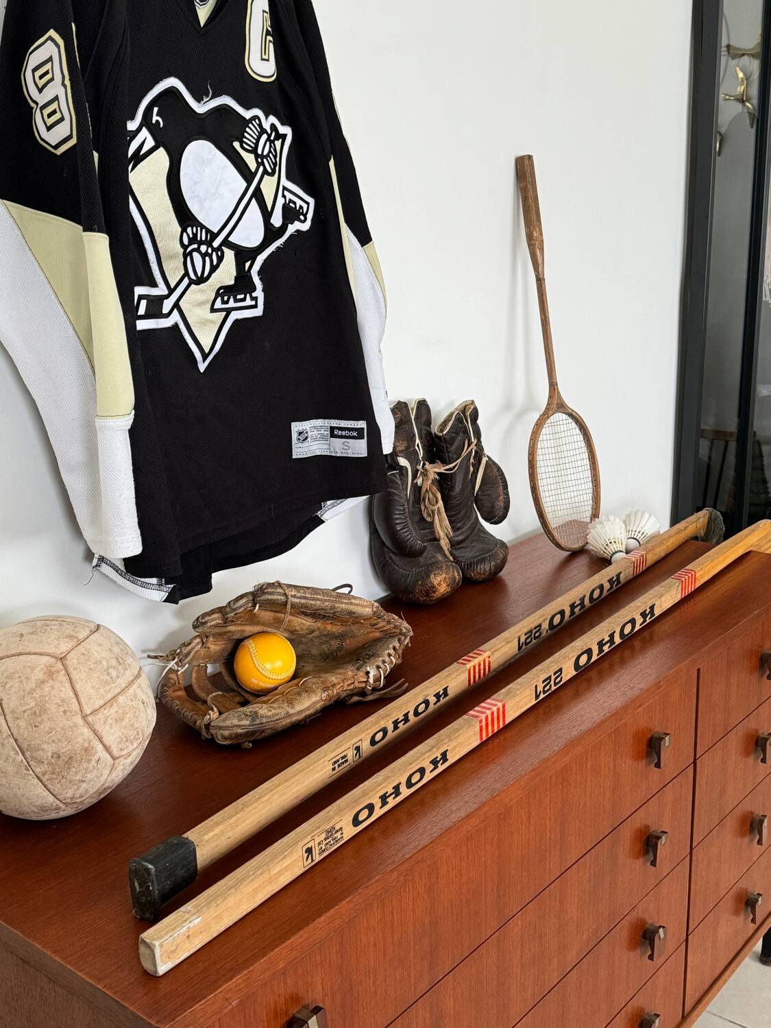 Vintage hockey stick