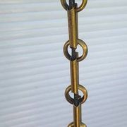 Magnificent Art Deco luminaire chandelier with 5 glass disc lights DLG SUBES ADNET LELEU