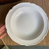 Lot of 3 plates of fine porcelain soup from Limoges de Bernardaud