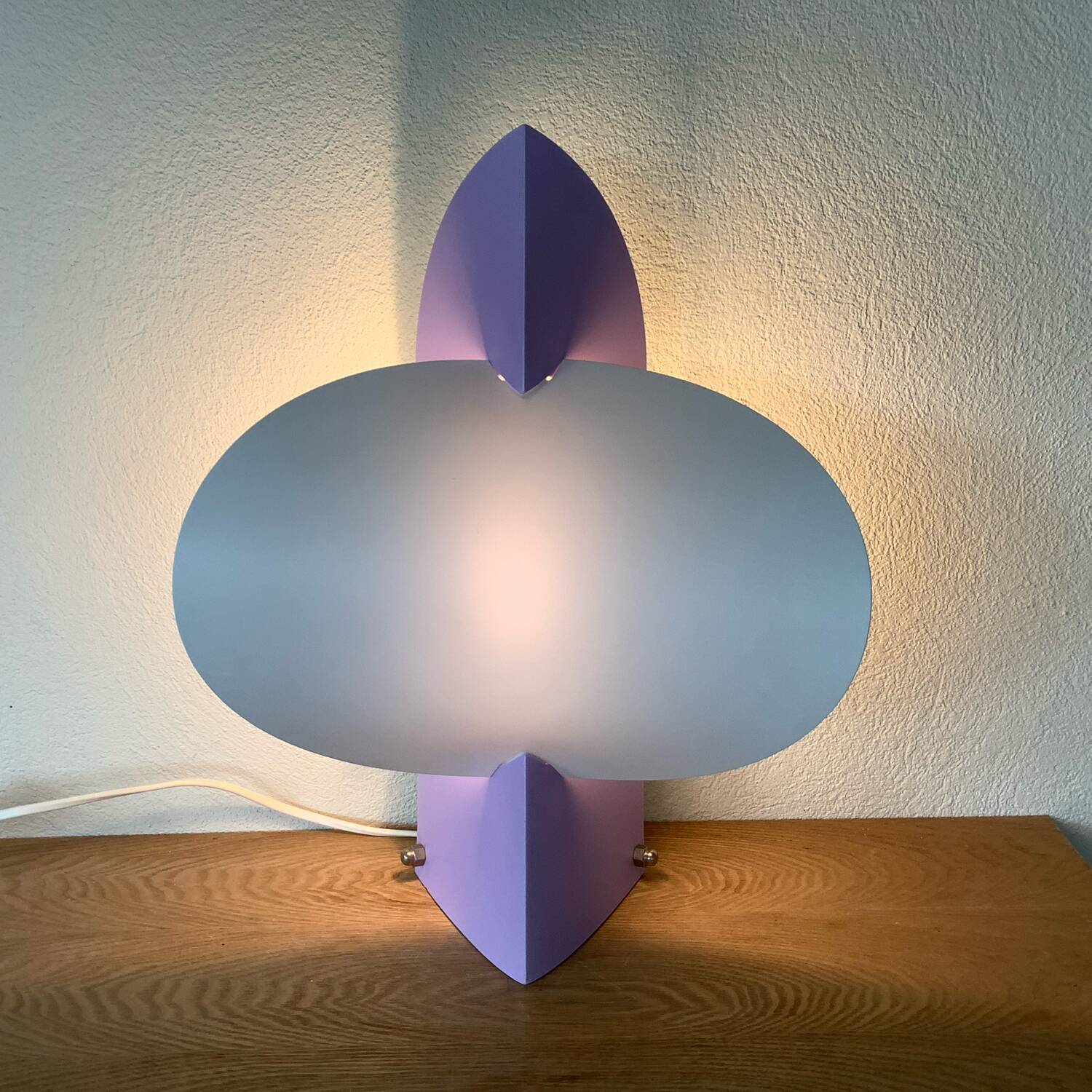 Vintage Lamp Slamp Samuel Parker 80.s Post-modern Sails Opaflex