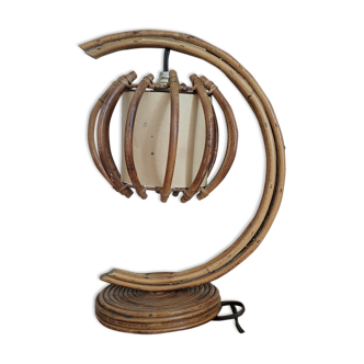 Rattan lamp