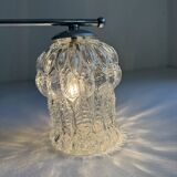 Vintage metal and glass wall light.