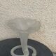 Corolla vase in antique frosted glass