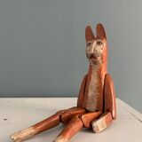 Old handcrafted wooden toy