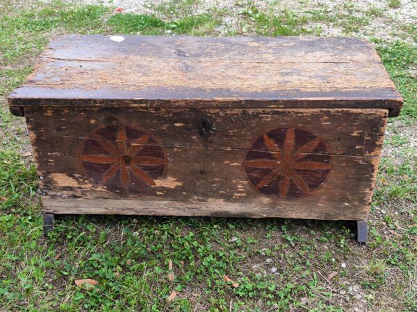 Coffre de marin portugais fin XVIII