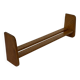 Vintage wooden wall shelve rack bookshelf in wood minimalist