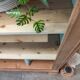 Library in solid cherry wood