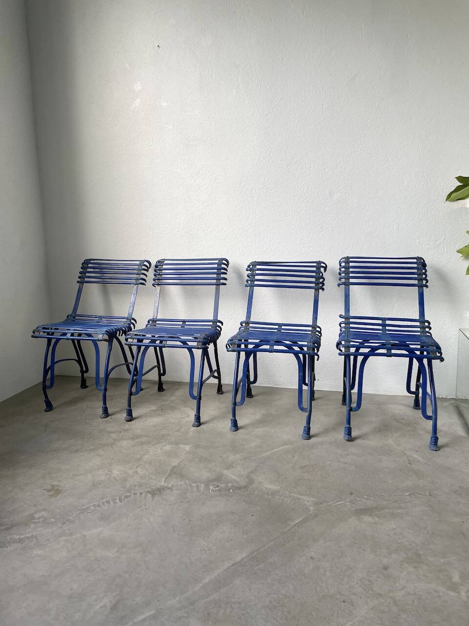 Series of 4 Arras chairs 1900