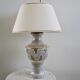 Jacques breugnot enamelled stoneware lamp signed art deco style dating from the years 1950-60