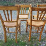 5 bistro chairs, brand Luterma France
