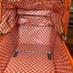 Landau vintage orange et chrome vers 1970
