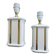 Pair of vintage ceramic wall sconces