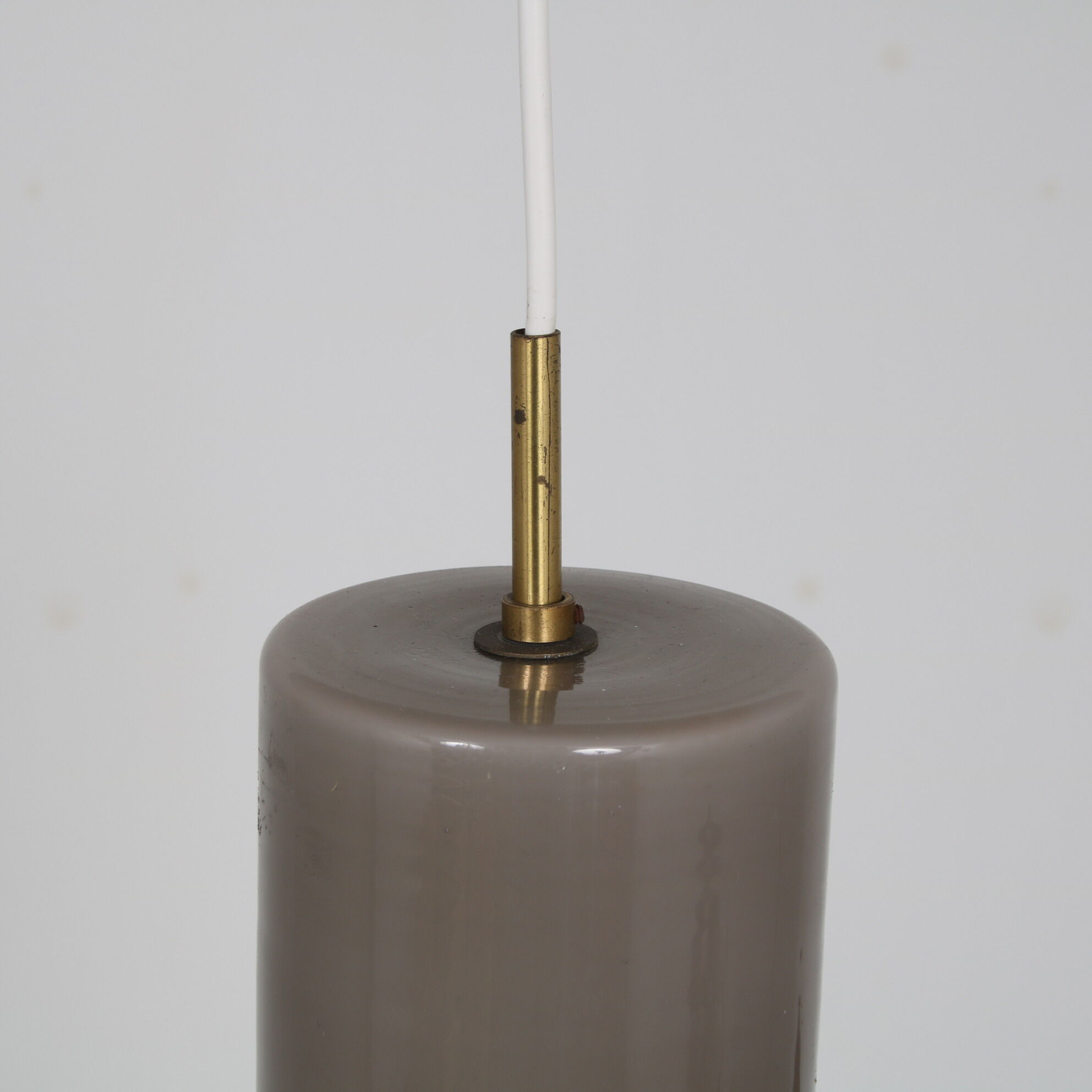 1960s Glass hanging lamp by Gino Vistosi for Venini, Italy