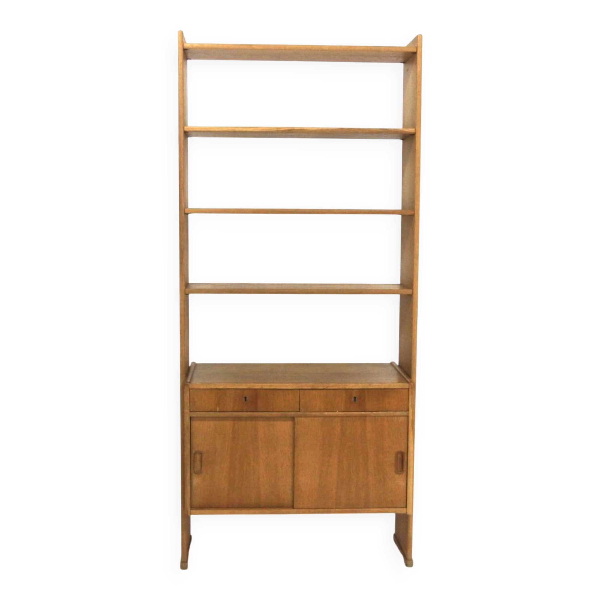Scandinavian oak library, Sweden, 1960