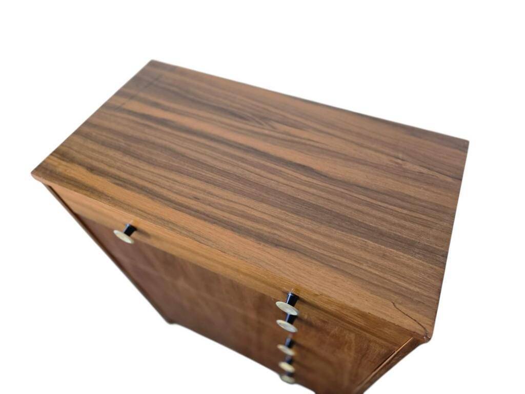 Vintage wooden drop-leaf cabinet / shoe cabinet