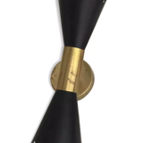 Butterfly black wall lamp