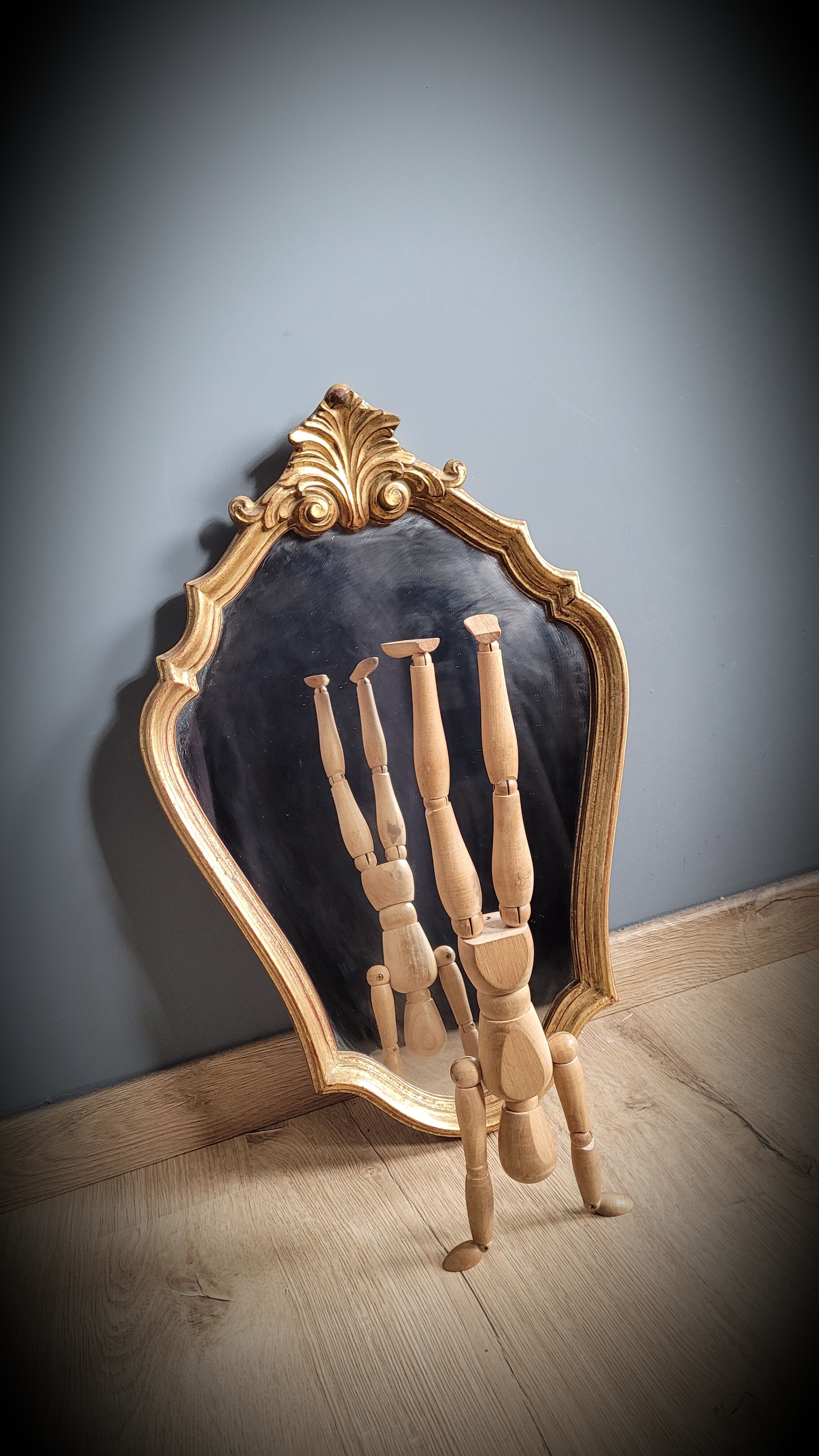 Baroque Golden Mirror 12 49x32cm