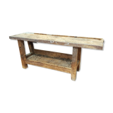Établi d'ébeniste en bois