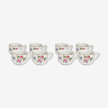 Lot of 8 cups Fleuries