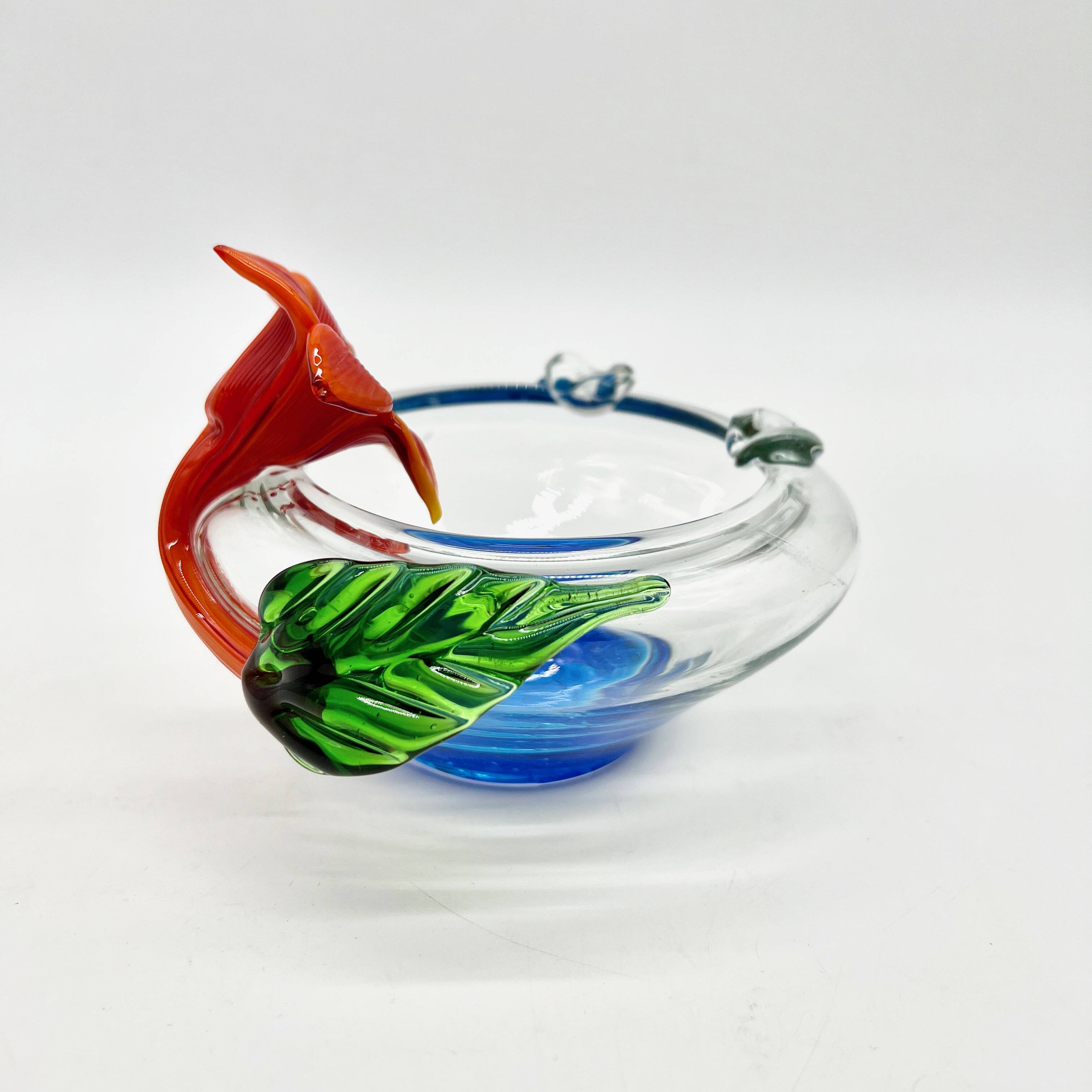 Cendrier fleur, murano, 1970