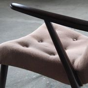 Vintage mid-century lounge chair Danish style of Arctander or Henry Schubell