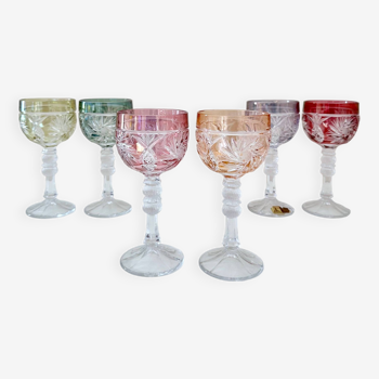 Verres en cristal Annahütte, lot de 6