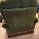 Olive green crapaud armchair L’olive