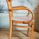 Fauteuil enfant  en bois courbé ancien