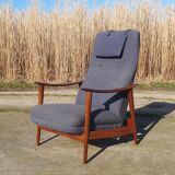 Vintage Norwegian design chair Combi Star Arnt lande Stokke recliner