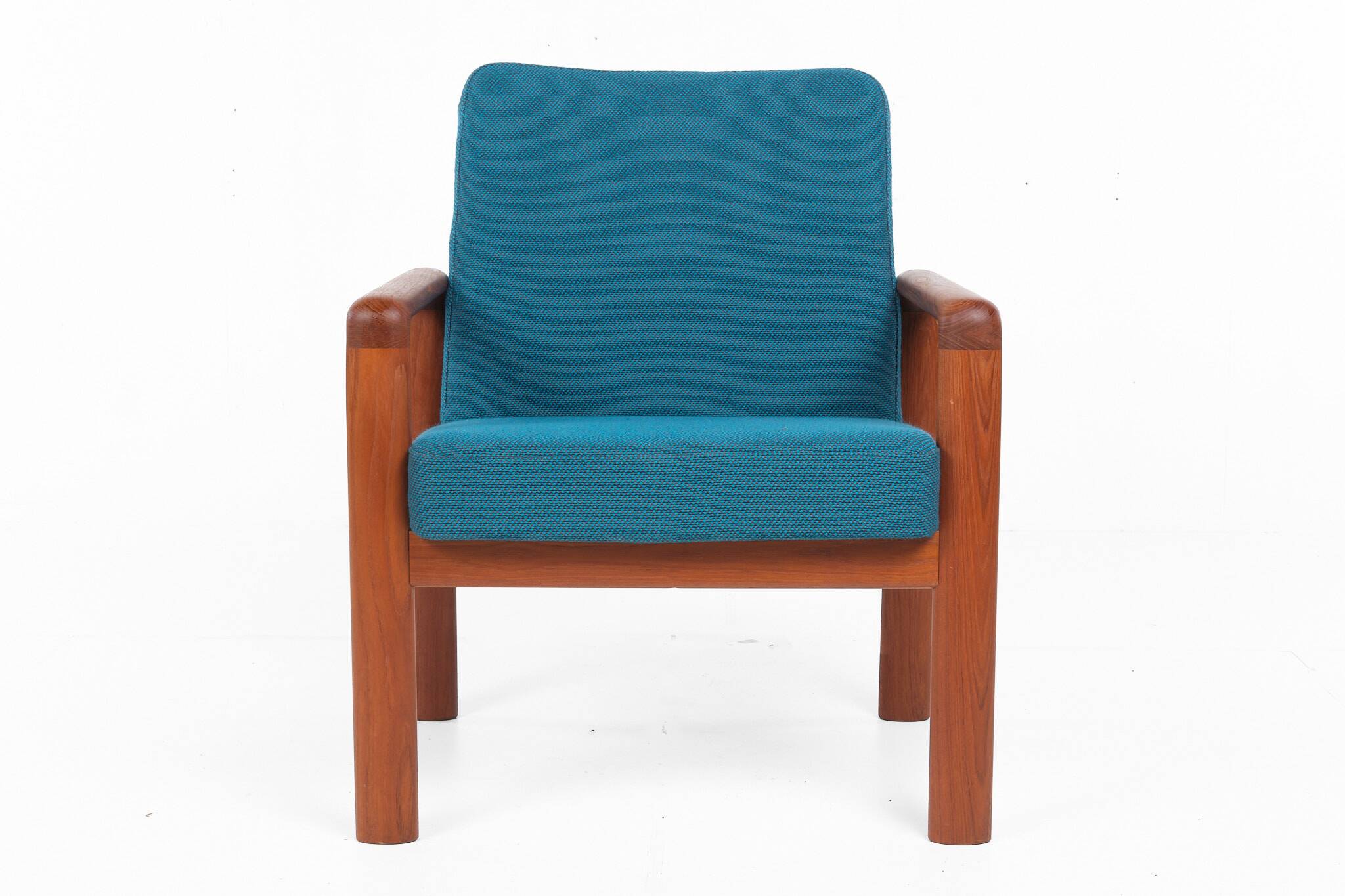 Kai Kristiansen armchair, vintage, 1960s, teak, Denmark, newly