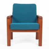 Kai Kristiansen armchair, vintage, 1960s, teak, Denmark, newly