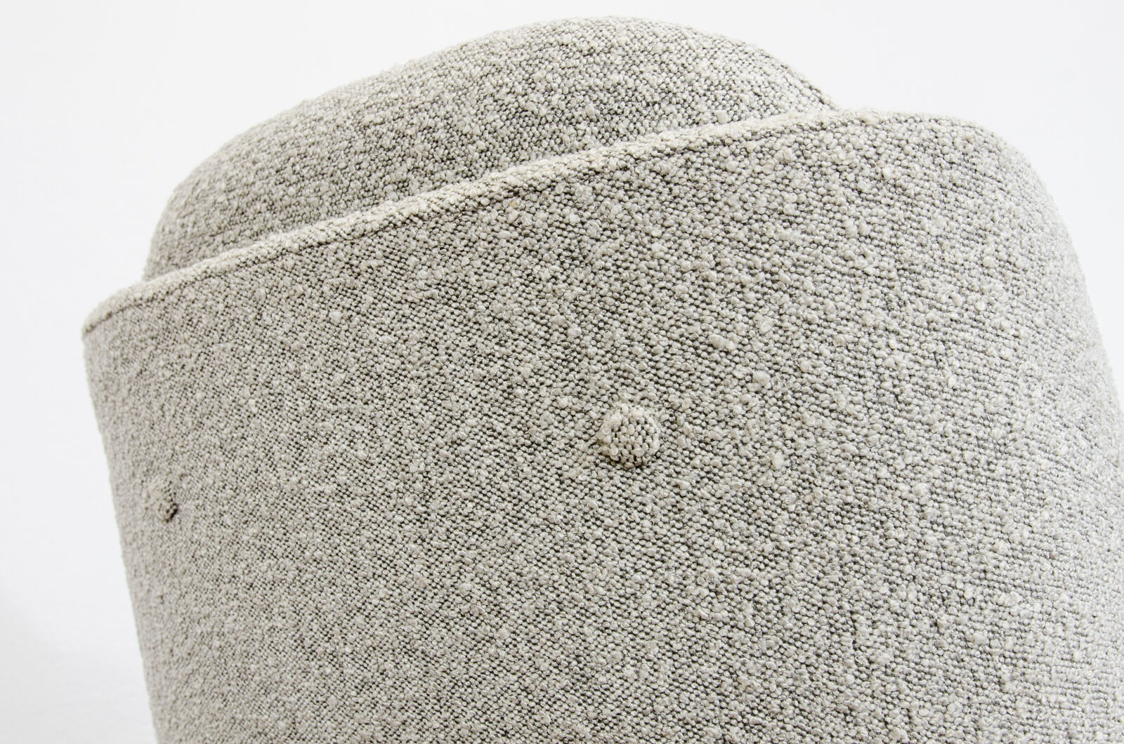 B7041 Armchair in Grey Boucle from Zakłady Przemysłu Meblarskiego Radomsko, 1970s