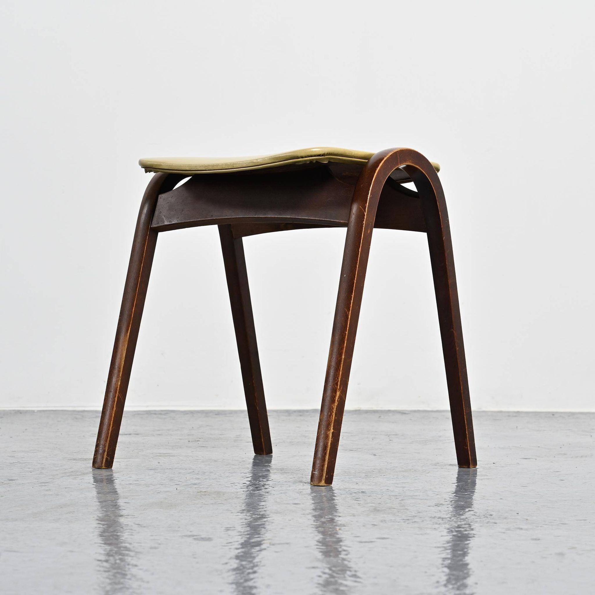 Pair of stools by Isamu Kenmochi for Akita Mokko, Japan circa 1960.