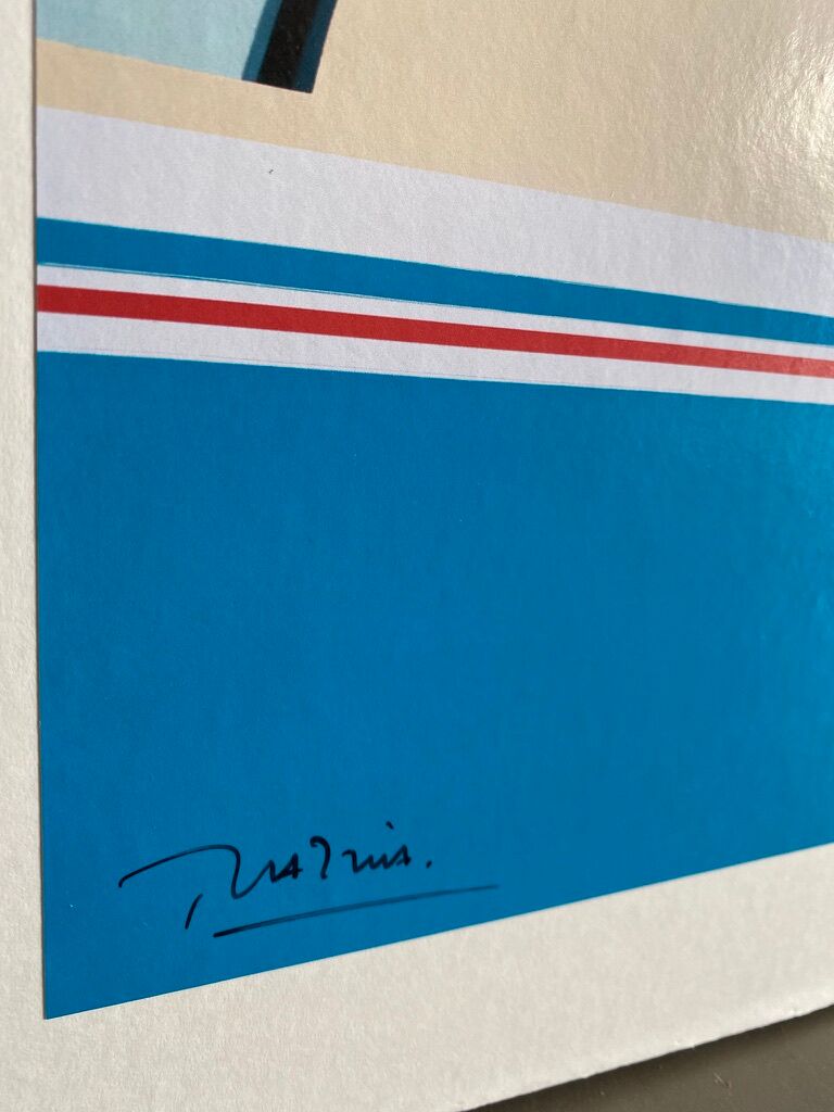 Original poster Razzia - Le touquet paris plage - signed by the artist - On linen