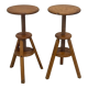 Tabourets à vis dit d' horloger
