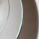 Miroir mural rond en verre brun attribué à Cristal Art, Italie années 70