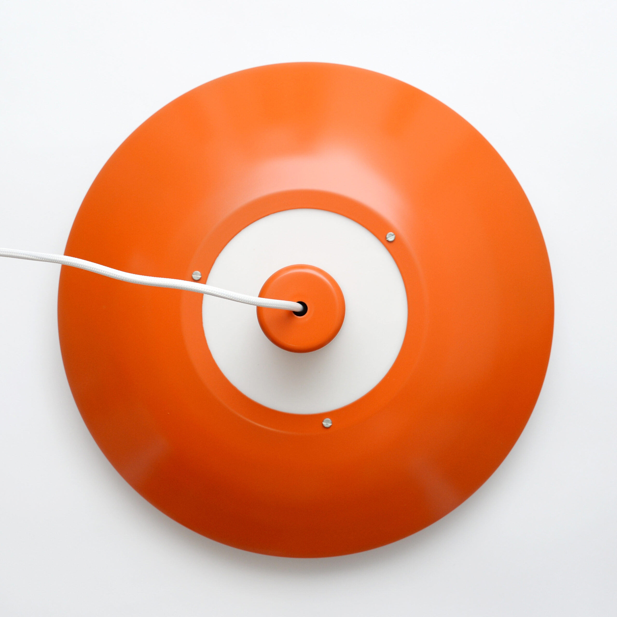 Orange vintage lamp, Denmark 1970s