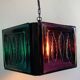 Mid Century Modern Erik Hoglund Ceiling Lamp Glass Kosta Boda 1970s