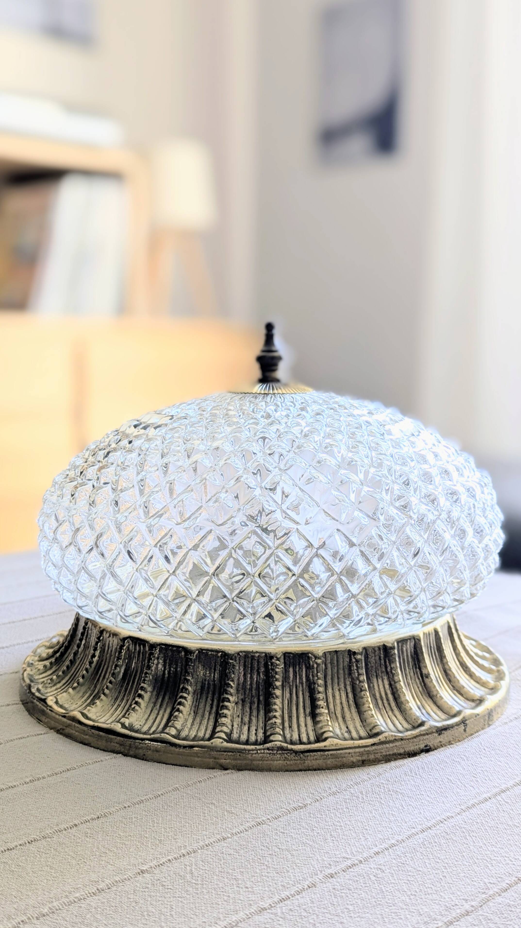 Plafonnier vintage Rudolf Zimmermann Bamberg (L-0164)