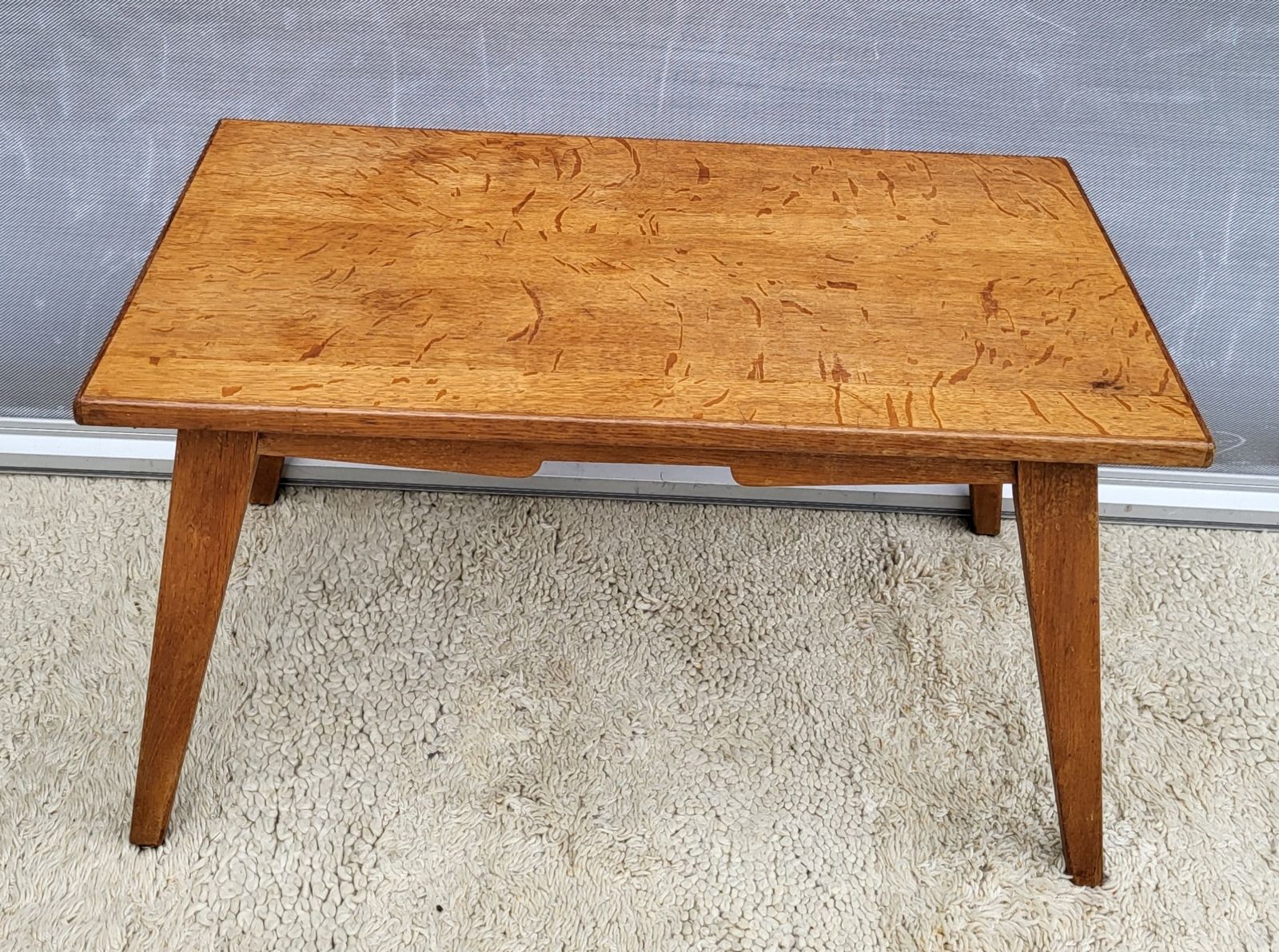 Table basse portique reconstruction 1950