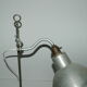 Lampe articulée art-déco laiton nickelé alu