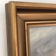 Vintage Original Cottage Oil Painting: Framed Countryside Art
