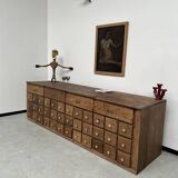 Old trade furniture with oak drawers XL format